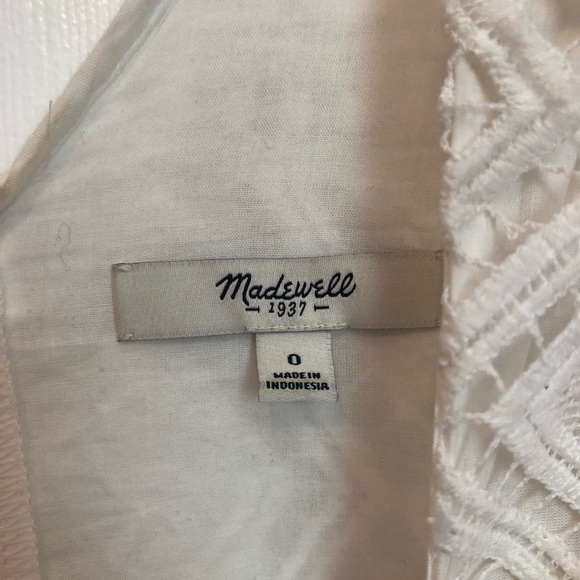 ‼️SOLD‼️ Madewell White Eyelet Lace Dress - Picture 7 of 8